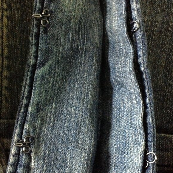 Coldwater Creek soutache shaped denim jacket P10 - Picture 6 of 7
